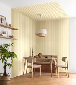Bold Line Wallpaper by Caselio Jaune