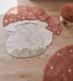 Lorena Canals Boletus rug Natural/Chestnut C-BOLETUS Natural/Chestnut