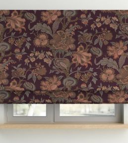 Bombay Fabric by Arley House Claret