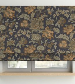 Bombay Fabric by Arley House Ebony