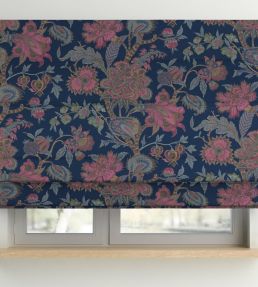 Bombay Fabric by Arley House Navy