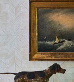 Bone Frame Wallpaper by Schumacher Natural