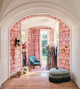 Bonita Matte Wallpaper by Romo Chateau Rose