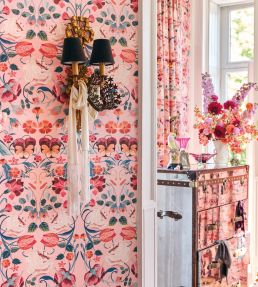 Bonita Matte Wallpaper by Romo Chateau Rose