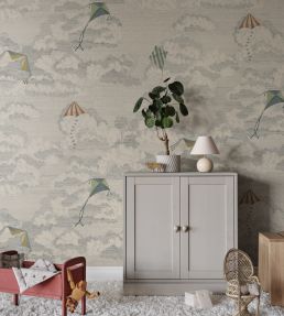 Bonnie and Kites Mural by Sandberg Blue