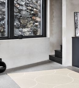Pappelina Boo Runner rug Charcoal/Linen BOO9A720 Charcoal/Linen
