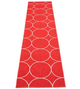 Pappelina Boo Runner rug Red/Vanilla BOO2720 Red/Vanilla