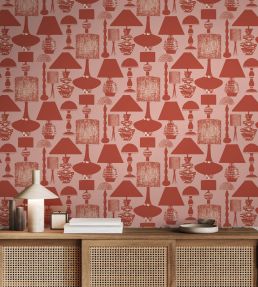 Boogie Lights Wallpaper by Ohpopsi Faded Rouge