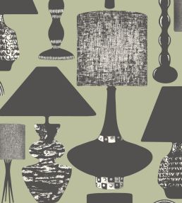 Boogie Lights Wallpaper by Ohpopsi Midnight Moss