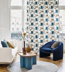 Boomerang Fabric by Camengo Beige