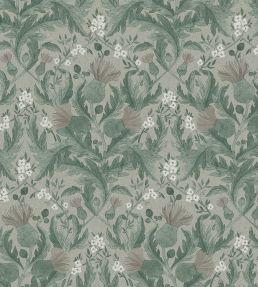 Thistle Wallpaper by Borastapeter Khaki