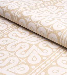Borneo Silk Fabric by Schumacher White