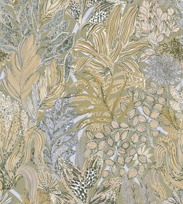 Borromee Wallpaper by Casamance Sauge/Lilas