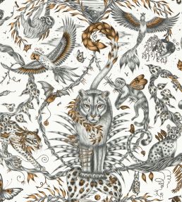 Bosque Dreams Wallpaper by Clarke & Clarke Bronze
