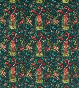 Bosque Dreams Velvet Fabric by Clarke & Clarke Forest