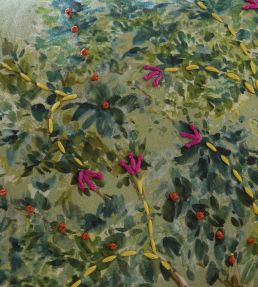 Bosquet Sauvage Cushion 45 x 60cm by Designers Guild Forest