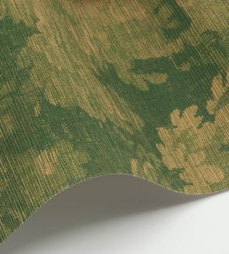 Bosquet Sisal Wallpaper by Nobilis Green