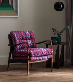 Bossa Nova Fabric by Osborne & Little Hot Pink