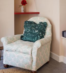 Botanica Cushion 45 x 45cm by Barneby Gates Woodland Green