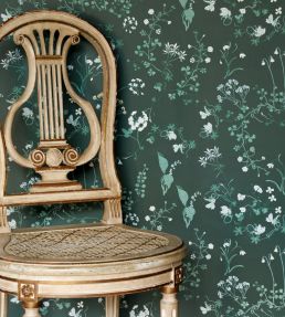 Botanica Wallpaper by Barneby Gates Woodland Green