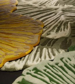 GAN Botanica rug Green 450981 Green