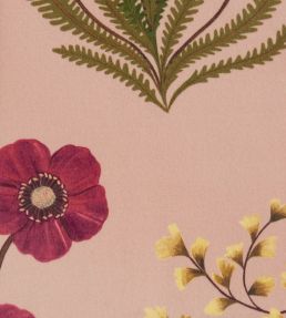 Botanical Flora in Wellington Velvet Fabric by Liberty Lacquer