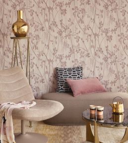 Botanical Trail Wallpaper by Eijffinger Purple / Lilac
