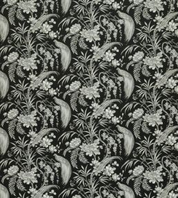 Botanist Fabric by Ashley Wilde Ebony