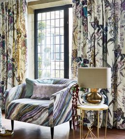 Botanist Fabric by Prestigious Textiles Peacock