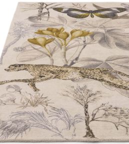Clarke & Clarke Botany rug Charcoal/Chartreuse 48377-CCBO-CC-120170 Charcoal/Chartreuse
