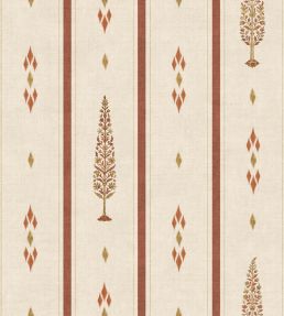 Boteh Wallpaper by Coordonne Vermillion
