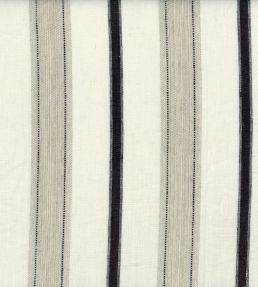 Boucle de Lin Fabric by Casamance Ecru noir