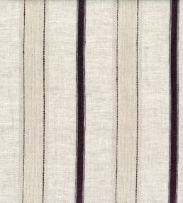 Boucle de Lin Fabric by Casamance Natural noir
