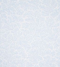 Bougainvillea Wallpaper by Schumacher China Blue