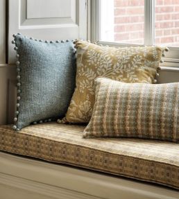 Boulbon Fabric by Nina Campbell Ochre