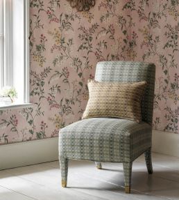 Boulbon Fabric by Nina Campbell Red