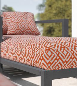 Boulders Fabric by Warwick Tangerine