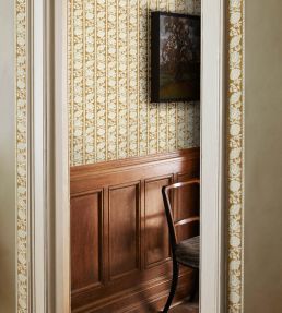 Boulevard Stripe Border Wallpaper by DADO Ochre