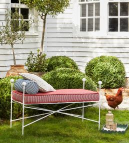 Boulevard Stripe Fabric by Madeaux 02 Rouge