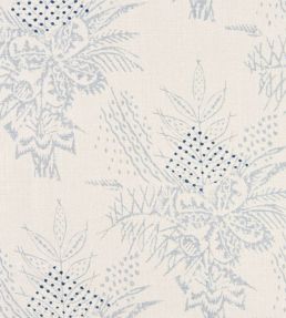 Bouquet Fabric by Christopher Farr Cloth Pale Blue