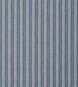 Bourdon Stripe Fabric by Colefax and Fowler Navy