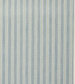 Bourdon Stripe Fabric by Colefax and Fowler Old Blue