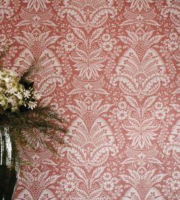 Bourton Damask Wallpaper by Nina Campbell Rose