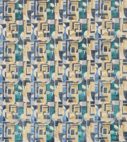 Bovolo Fabric by Osborne & Little Navy/Linen