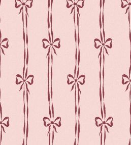Bow Peep Wallpaper by Woodchip & Magnolia Cherry Pink