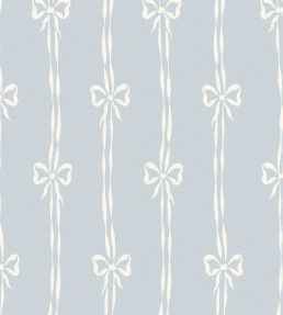 Bow Peep Wallpaper by Woodchip & Magnolia Dusky Blue