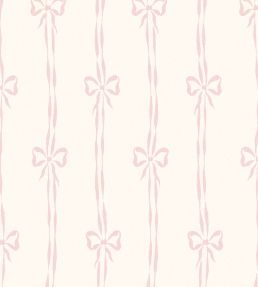 Bow Peep Wallpaper by Woodchip & Magnolia Pink Cloud