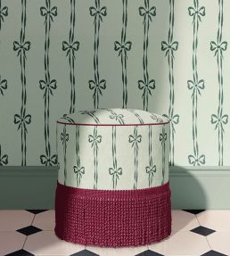 Bow Peep Wallpaper by Woodchip & Magnolia Pistachio