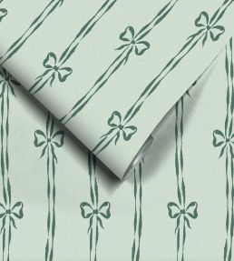 Bow Peep Wallpaper by Woodchip & Magnolia Pistachio