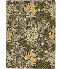 Morris & Co Bower rug Twining Vine Green 128207140200-US Twining Vine Green